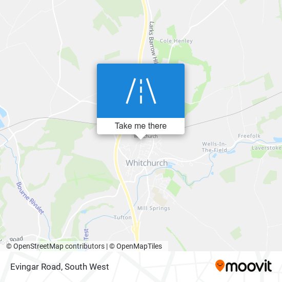 Evingar Road map
