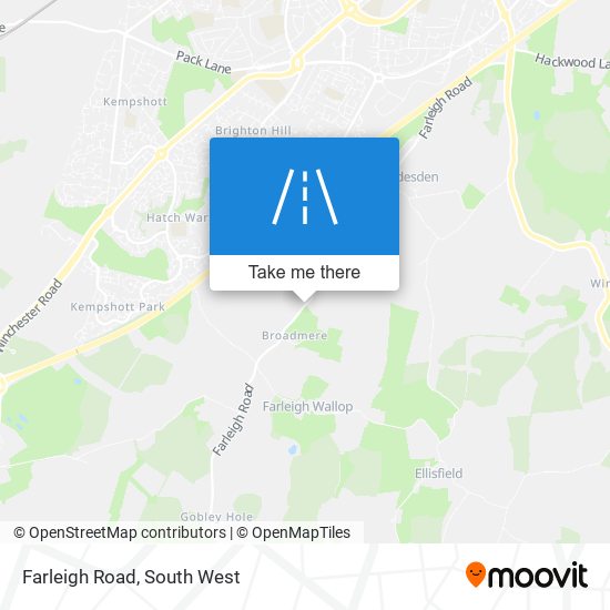 Farleigh Road map