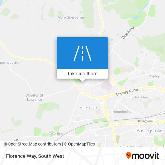 Florence Way map