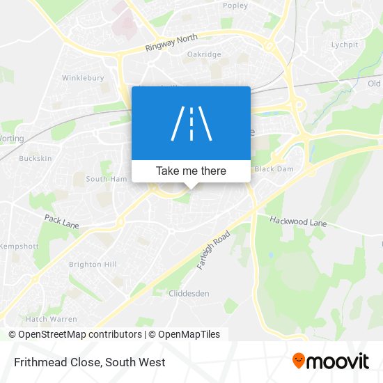 Frithmead Close map