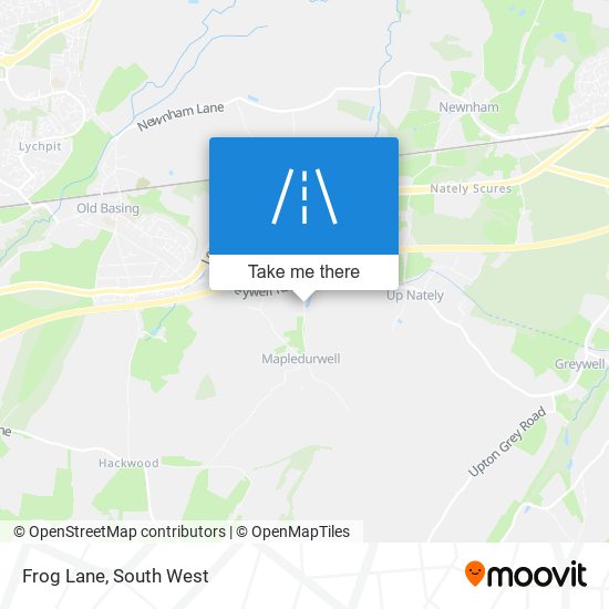Frog Lane map