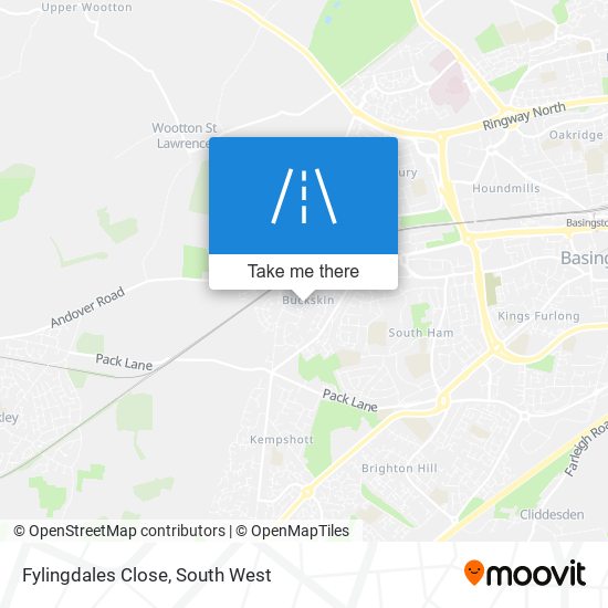 Fylingdales Close map