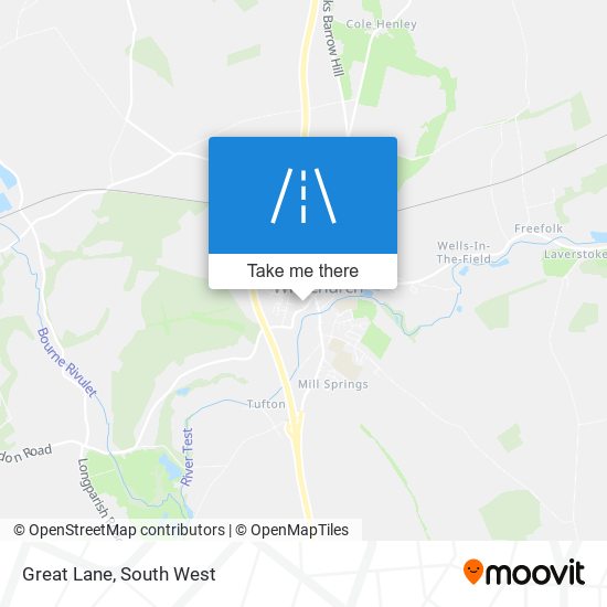 Great Lane map