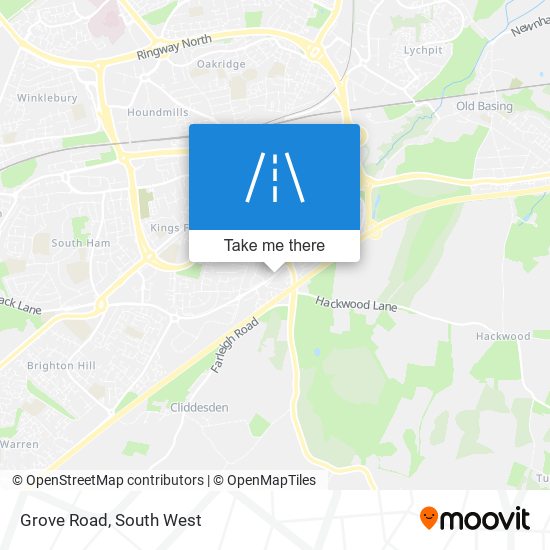 Grove Road map