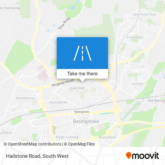 Hailstone Road map