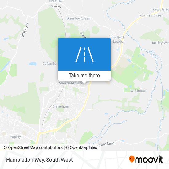 Hambledon Way map