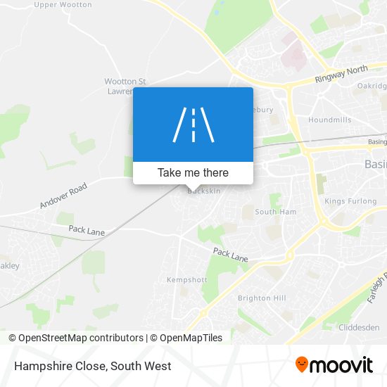 Hampshire Close map