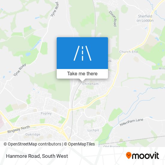 Hanmore Road map