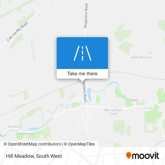 Hill Meadow map
