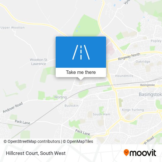 Hillcrest Court map