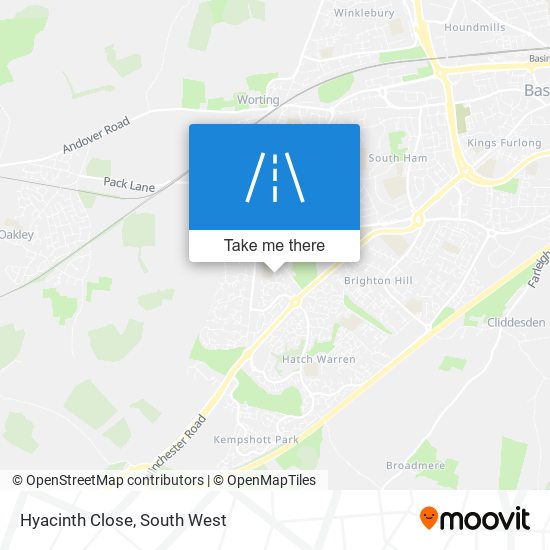 Hyacinth Close map
