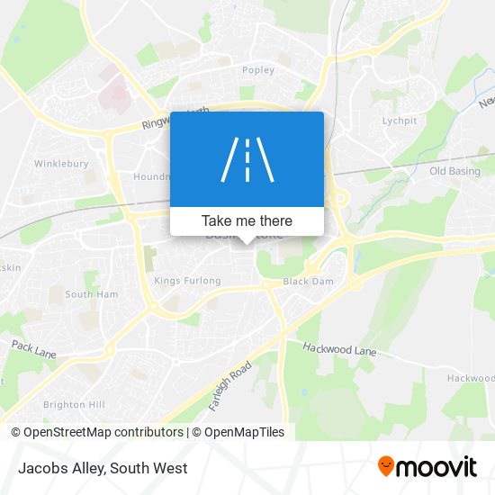 Jacobs Alley map