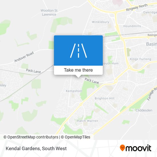 Kendal Gardens map