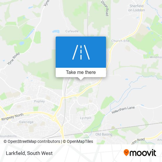 Larkfield map
