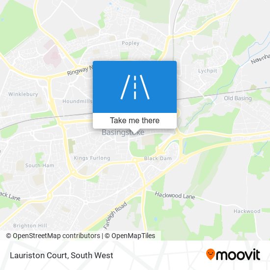 Lauriston Court map