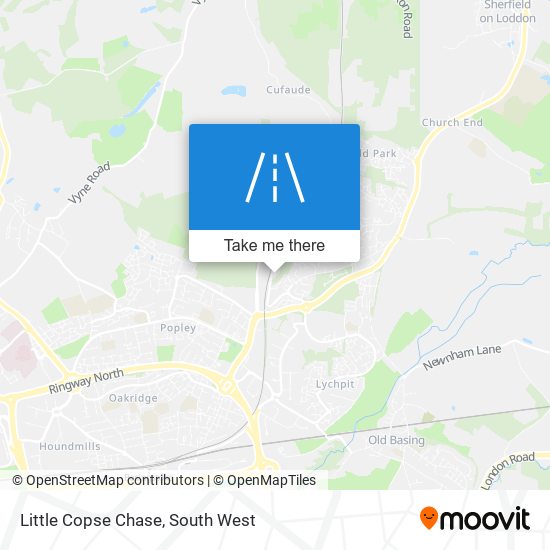 Little Copse Chase map