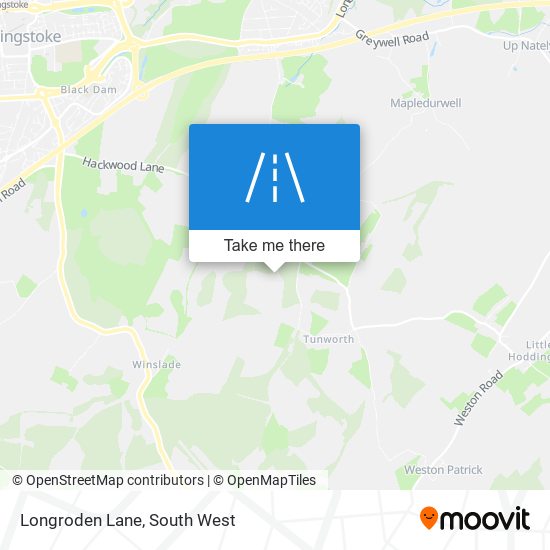 Longroden Lane map