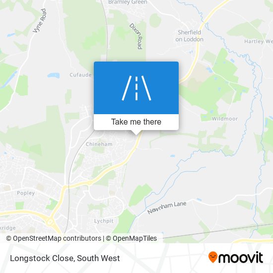 Longstock Close map