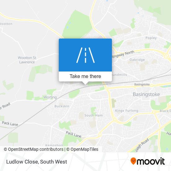 Ludlow Close map