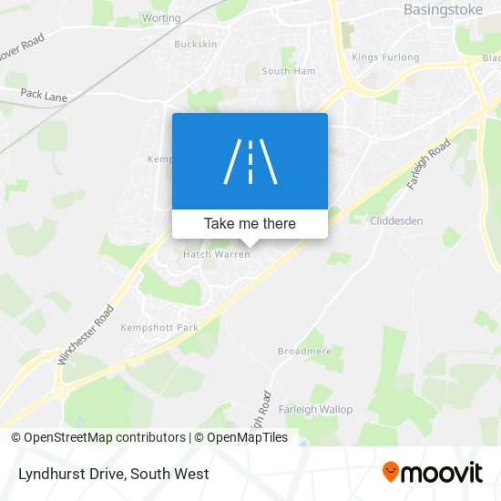 Lyndhurst Drive map