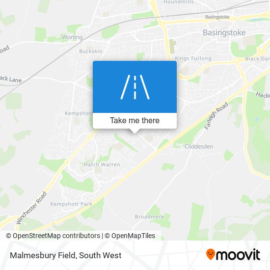 Malmesbury Field map