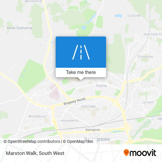 Marston Walk map