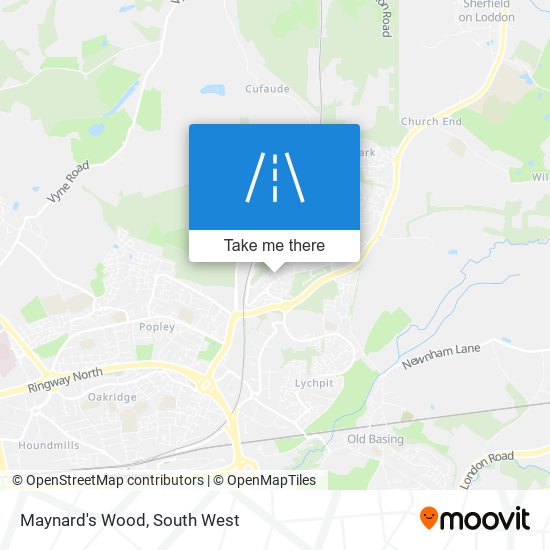 Maynard's Wood map