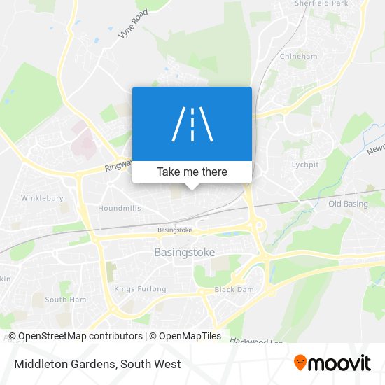 Middleton Gardens map