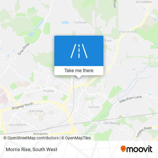 Morris Rise map
