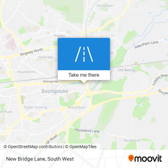 New Bridge Lane map