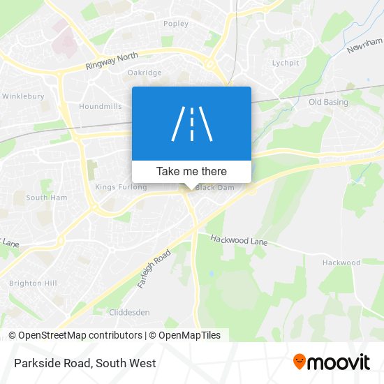 Parkside Road map