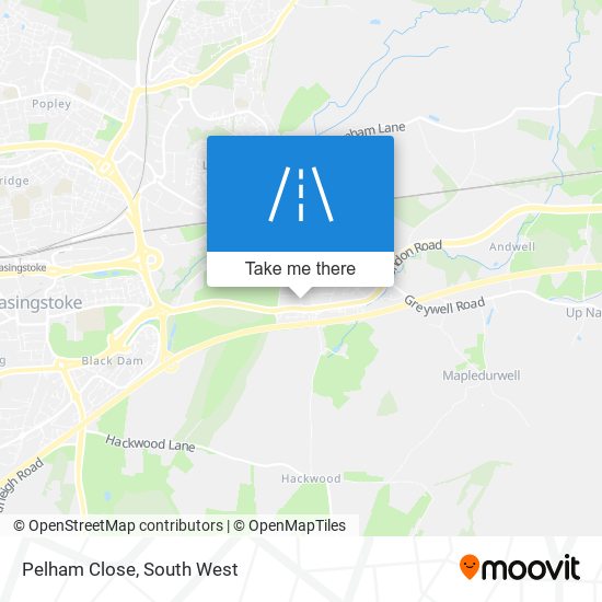 Pelham Close map
