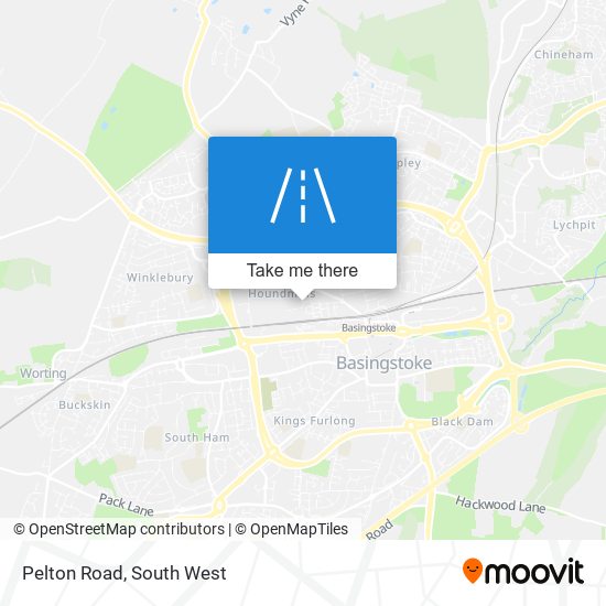 Pelton Road map