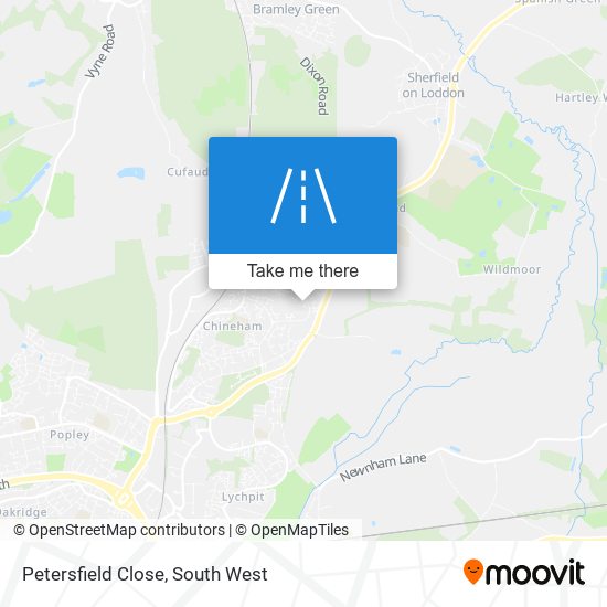Petersfield Close map