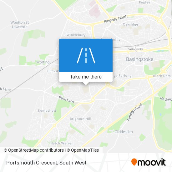 Portsmouth Crescent map