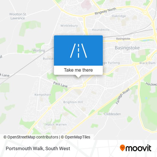 Portsmouth Walk map