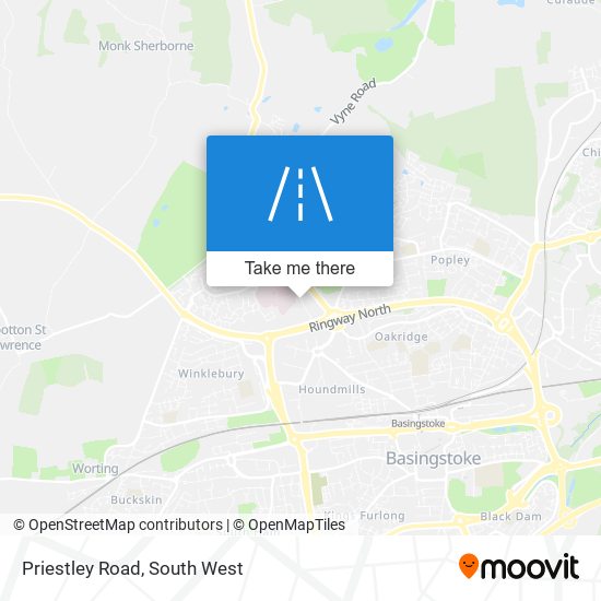 Priestley Road map
