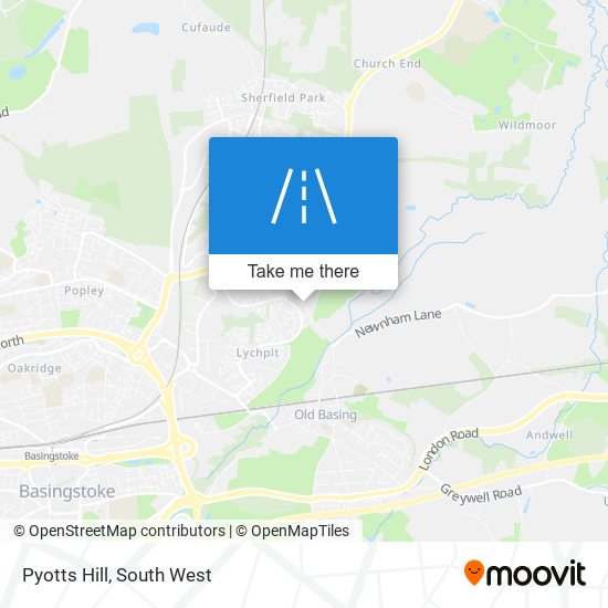Pyotts Hill map