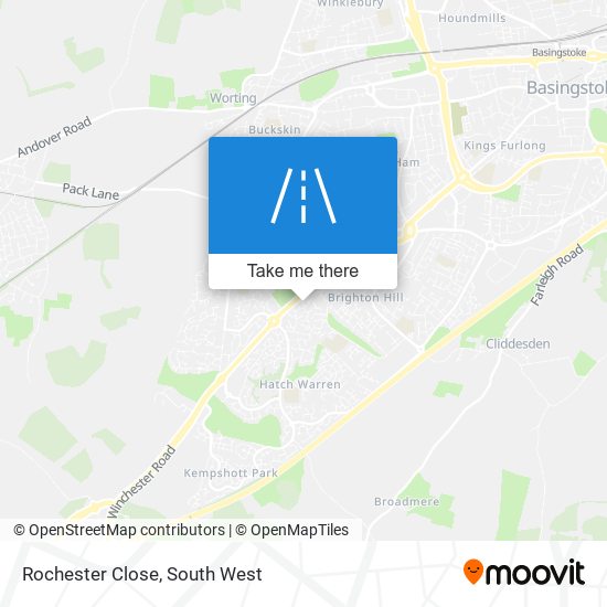 Rochester Close map