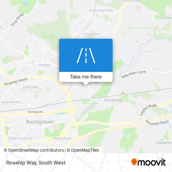 Rosehip Way map