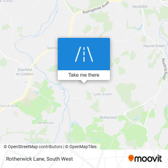Rotherwick Lane map