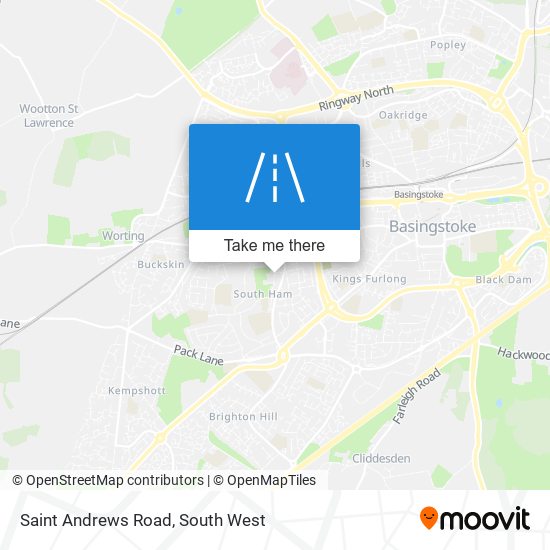 Saint Andrews Road map