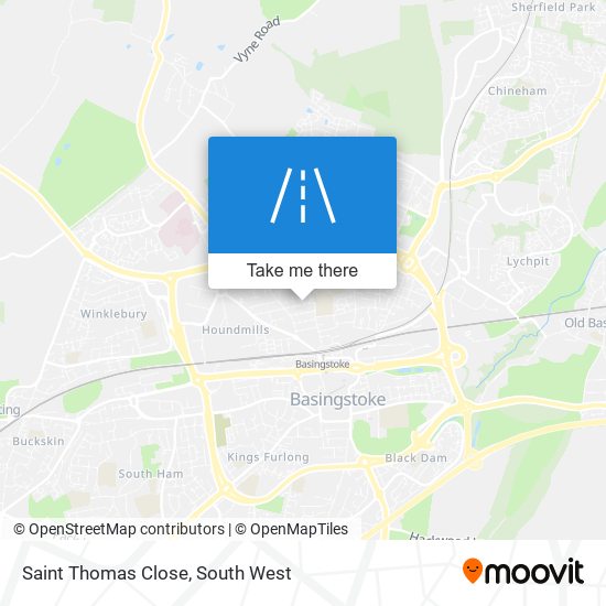 Saint Thomas Close map
