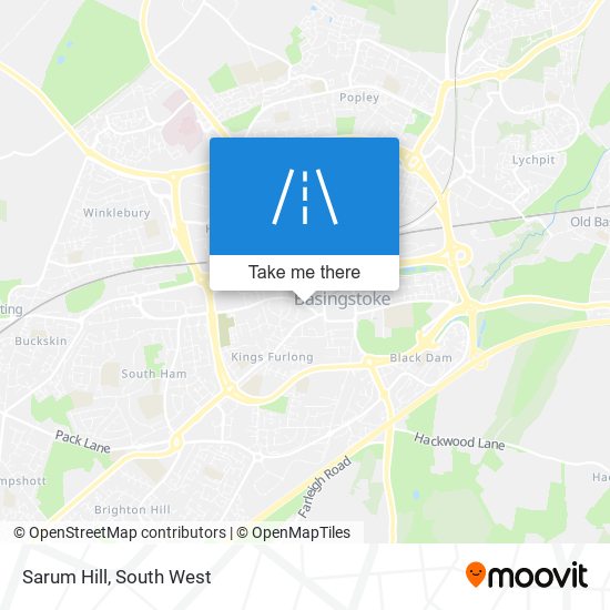 Sarum Hill map