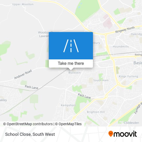 School Close map
