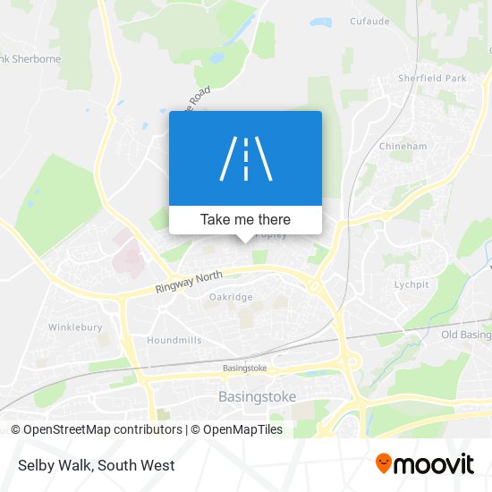 Selby Walk map