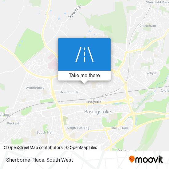 Sherborne Place map