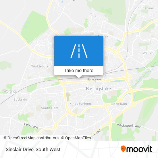 Sinclair Drive map
