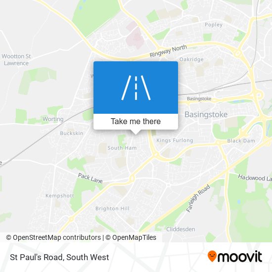 St Paul's Road map