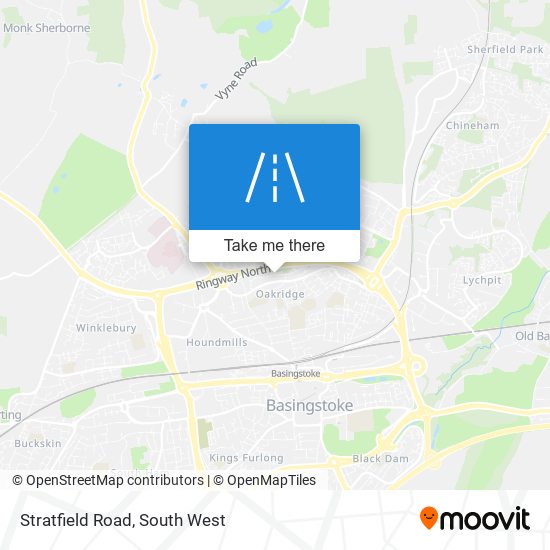 Stratfield Road map
